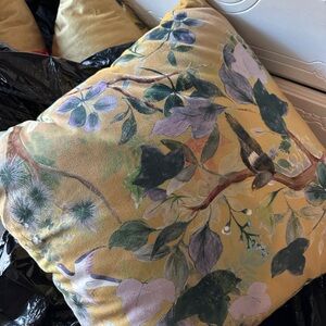 Anthropologie Velvet Pillow